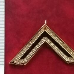 Master gold plated Jewel For Masonic Collar Regalia bijoux Freemasonry