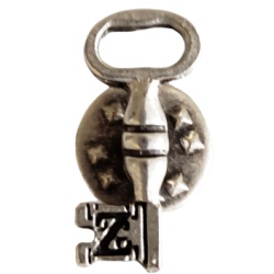 Masonic Scottish Rite 4th degree lapel pin silver plated