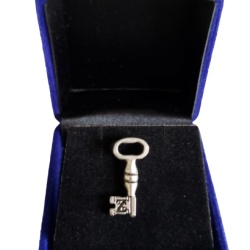 Masonic Scottish Rite 4th degree lapel pin silver plated