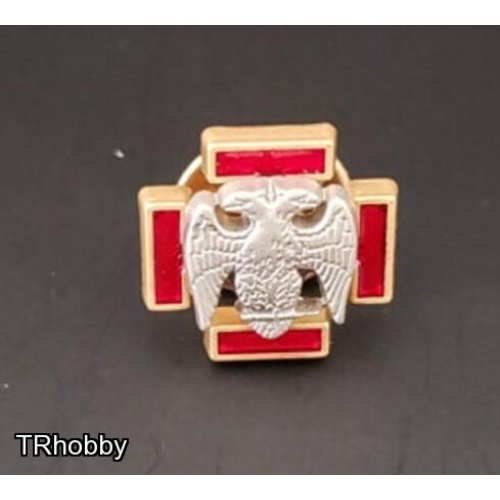 Masonic Scottish Rite 30th degree lapel pin gold plated