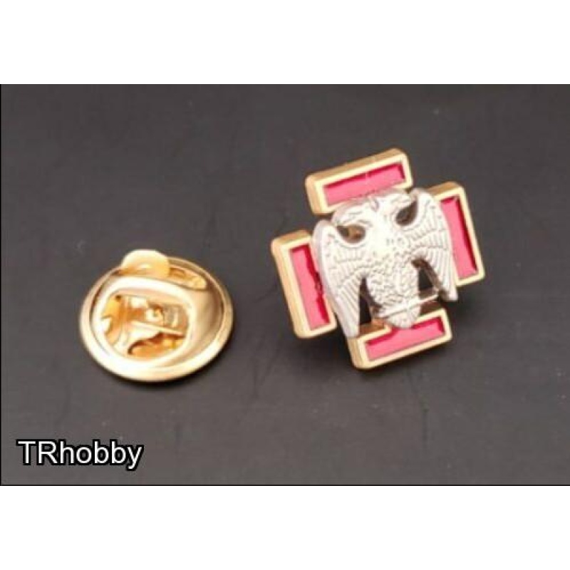 Masonic Scottish Rite 30th degree lapel pin gold plated