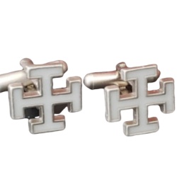 Masonic Scottish Rite 31th degree cufflinks chrome plated