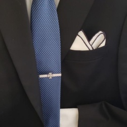 Masonic Scottish Rite 31th degree lapel pin cufflink and tie bar set chrome plated