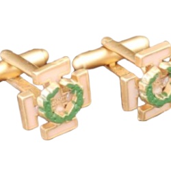 Masonic Scottish Rite 32th degree cufflinks gold plated