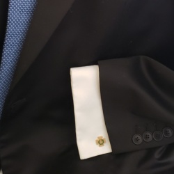 Masonic Scottish Rite 32th degree cufflinks gold plated