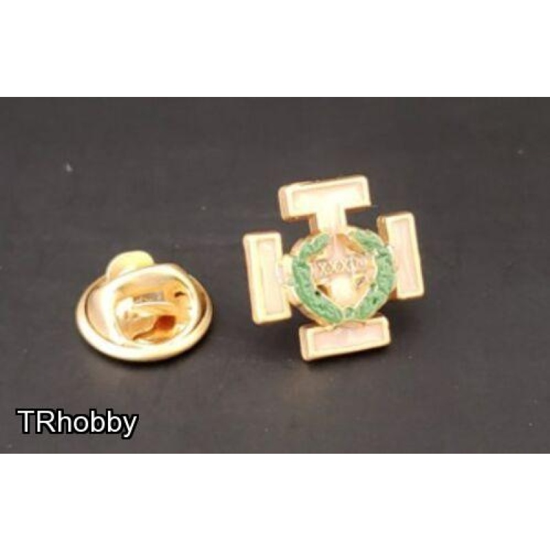 Masonic Scottish Rite 32th degree lapel pin gold plated
