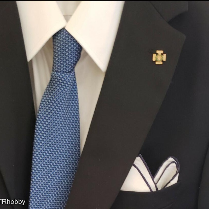 Masonic Scottish Rite 32th degree lapel pin gold plated