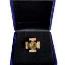 Masonic Scottish Rite 32th degree lapel pin gold plated