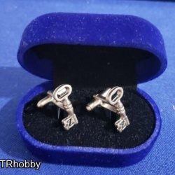 Masonic Scottish Rite 4th degree cufflinks silver plated