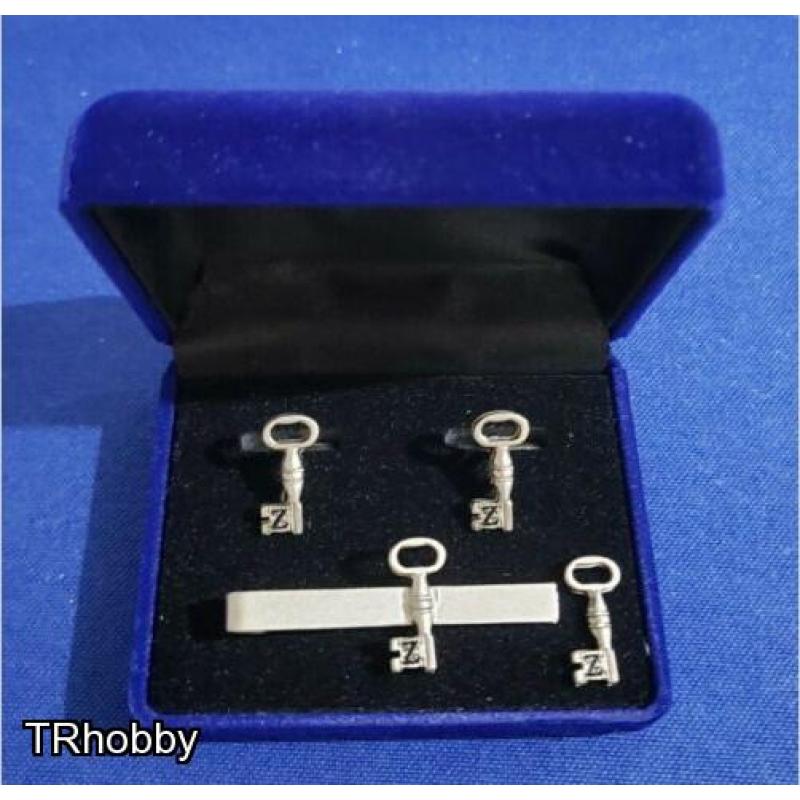 Masonic Scottish Rite 4th degree cufflinks – tie bar clip – lapel pin set