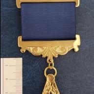 Past Master gold plated Jewel For Masonic Collar Regalia Freemasonry