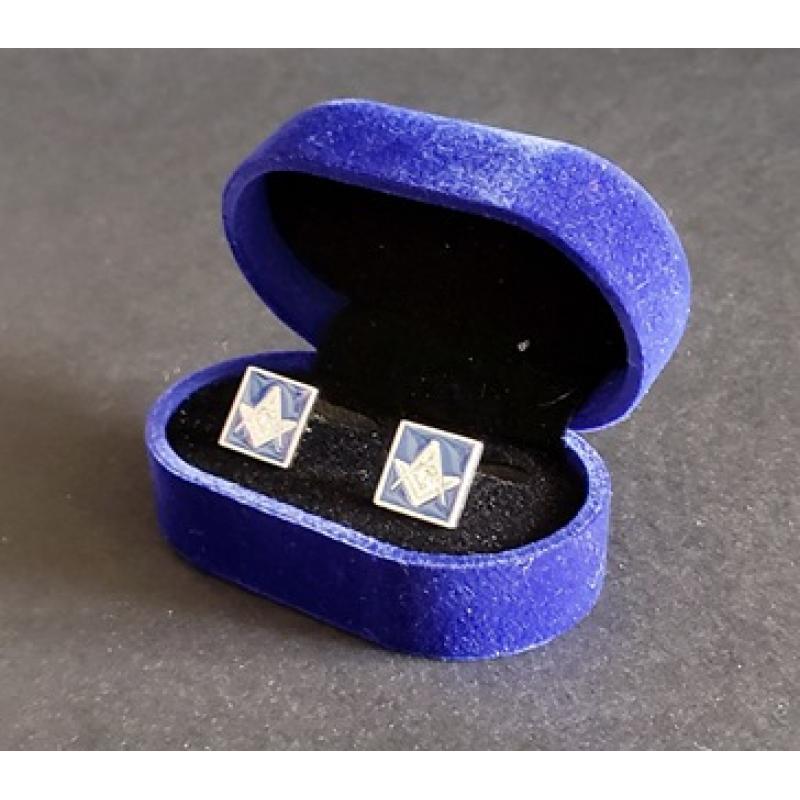 Masonic freemasonry Square and Compasses cufflinks
