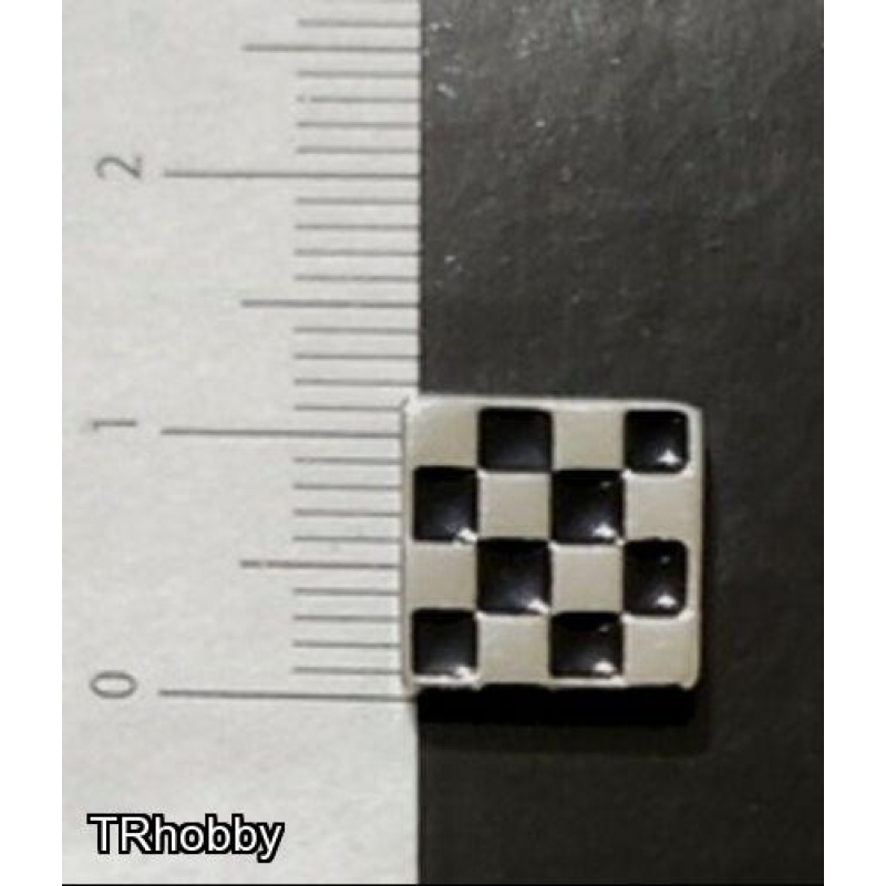 Masonic lapel pin checkered chrome plated