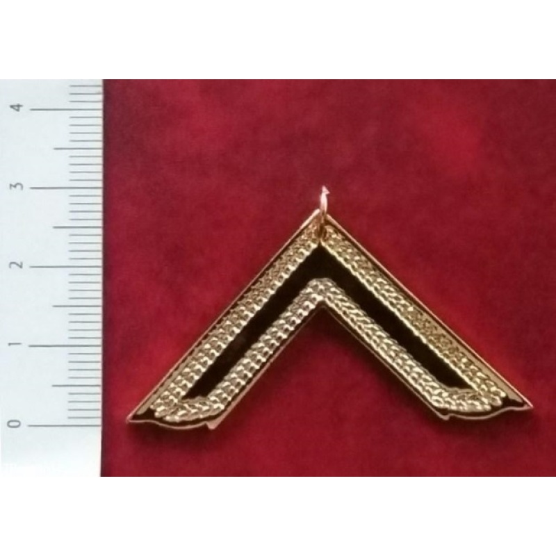 Master gold plated Jewel For Masonic Collar Regalia Freemasonry