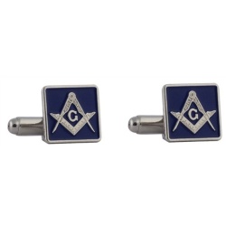 Masonic freemasonry Square and Compasses cufflinks