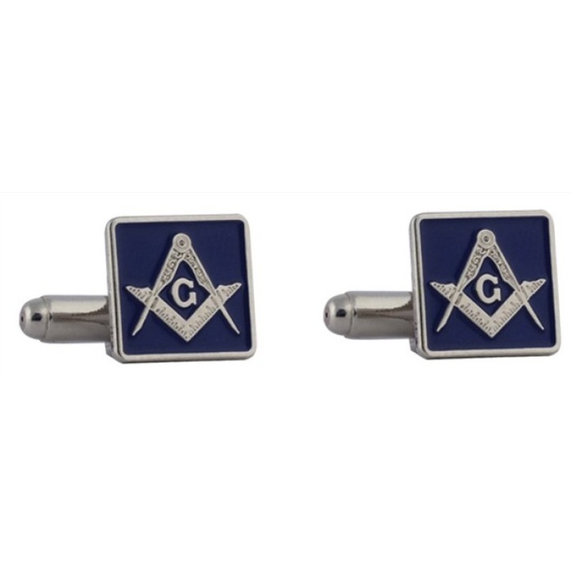 Masonic freemasonry Square and Compasses cufflinks