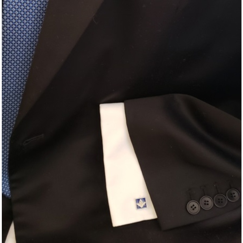 Masonic freemasonry Square and Compasses cufflinks