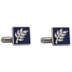 Masonic freemasonry Accacia cufflinks chrome plated