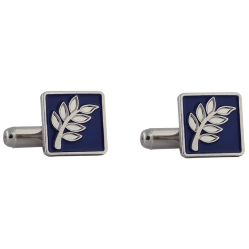 Masonic freemasonry Accacia cufflinks chrome plated