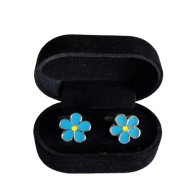 Masonic freemasonry Forget me Not cufflinks chrome plated