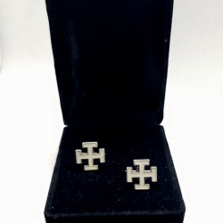 Masonic Scottish Rite 31th degree cufflinks chrome plated