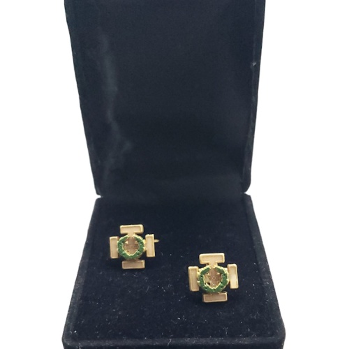 Masonic Scottish Rite 32th degree cufflinks gold plated