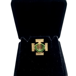 Masonic Scottish Rite 32th degree lapel pin cufflink and tie bar set gold plated