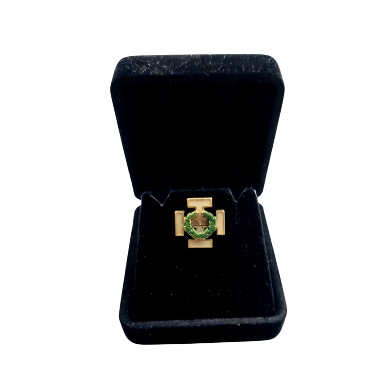 Masonic Scottish Rite 32th degree lapel pin cufflink and tie bar set gold plated